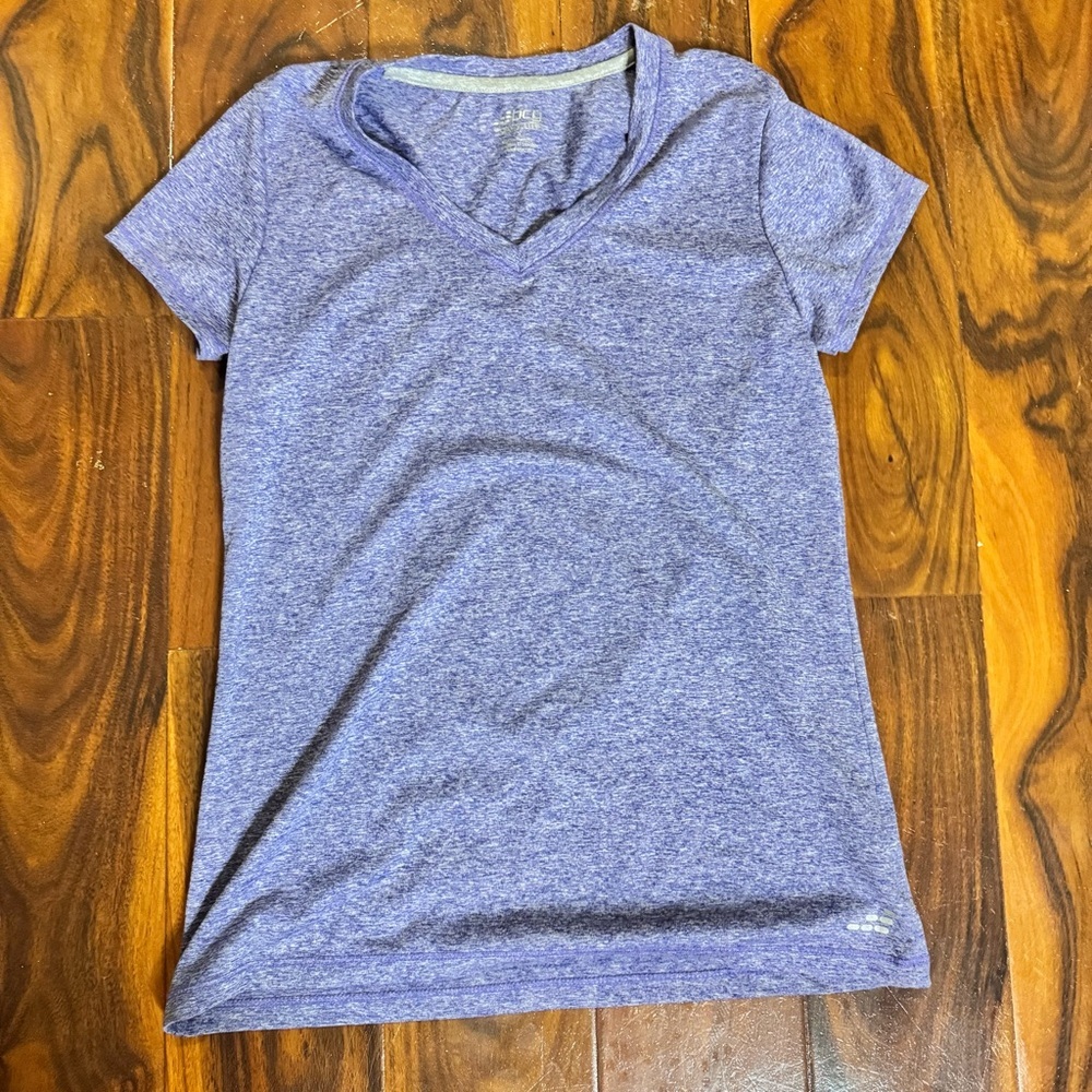 BCG women’s size small Heather Purple V-Neck Women's Top